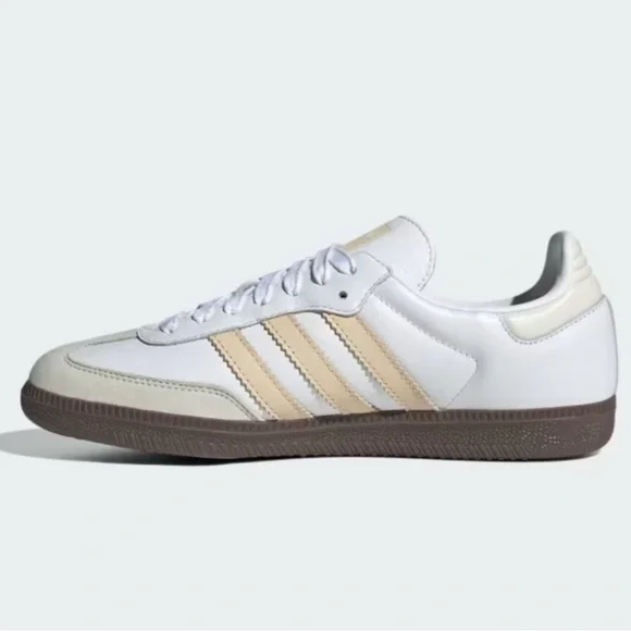 NEW Adidas Samba OG Women’s Sneakers in White - Picture 7 of 10
